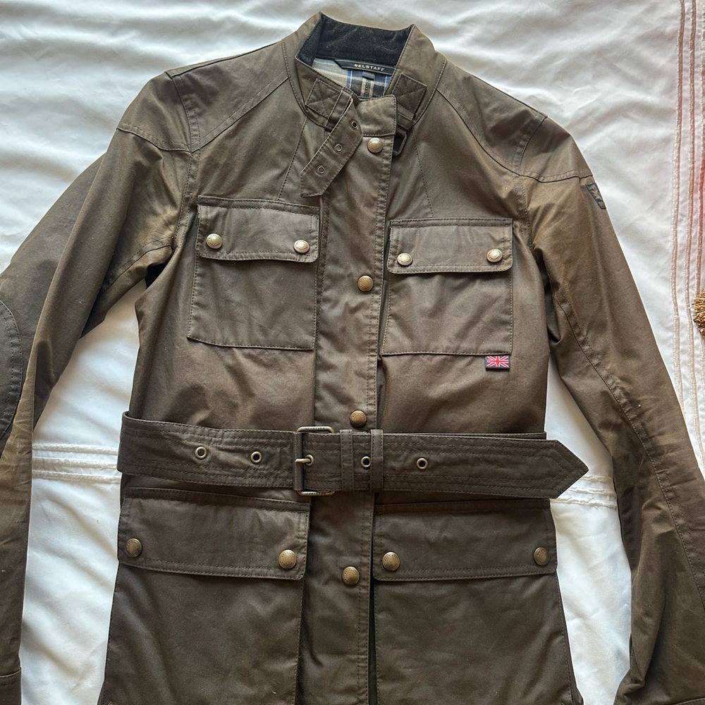 Belstaff Waxed Cotton Utility Jacket